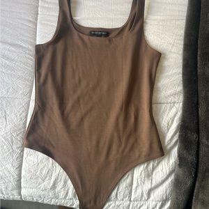 Brown banana republic bodysuit.